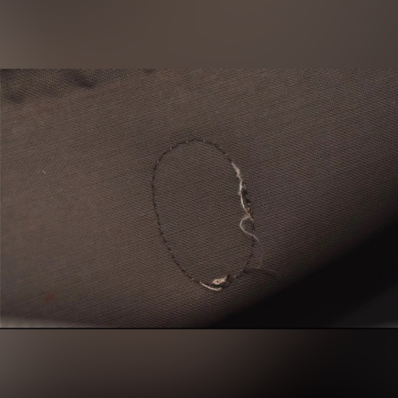 YVES SAINT LAURENT Clutch Hand Bag Purse PVC Leather Gray 2289I - Picture 15 of 15